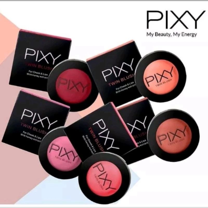 Pixy Twin Pack Stuning red / Blush On Pixy / Pixy Twin Blush 100% Original