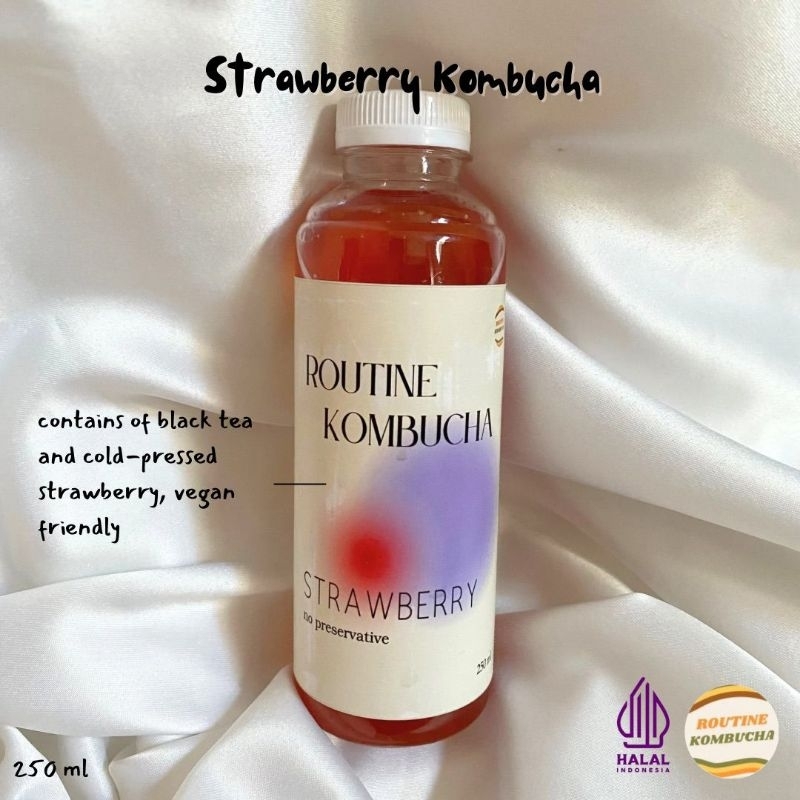 

Strawberry Kombucha - routinekombucha