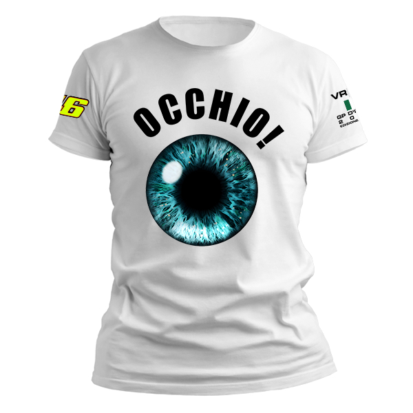 Kaos Valentino Rossi Occhio MotoGP Mugello 2011 (Eyeball Design)