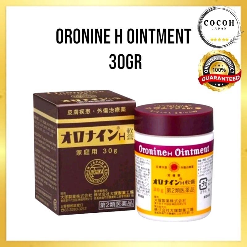 Oronine Ointment 30gr (Salep Bekas Luka) 100% Original Jepang