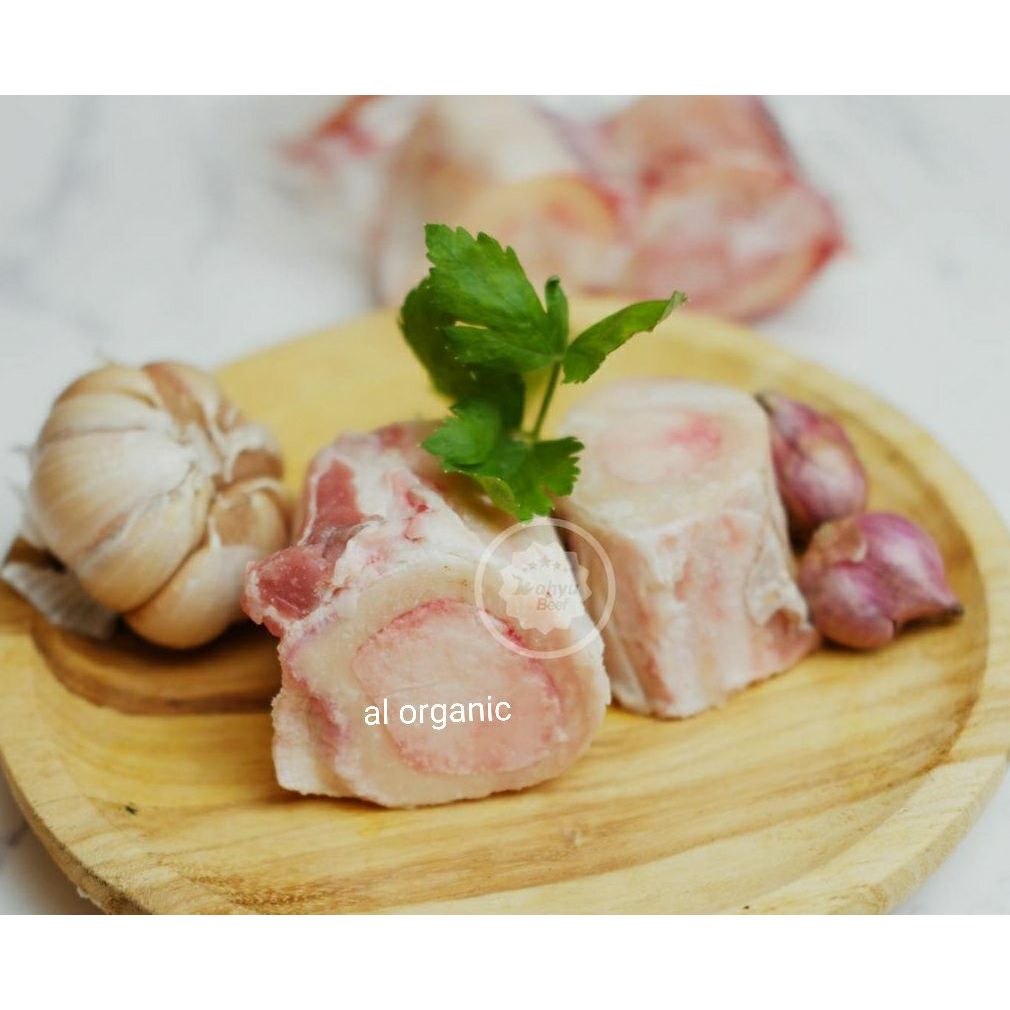 

TULANG SUMSUM - BONGGOL- TULANG KAKI BERSUMSUM - FULL BONE MARROW - SAPI GRASS FED ORGANIC - WAHYU BEEF