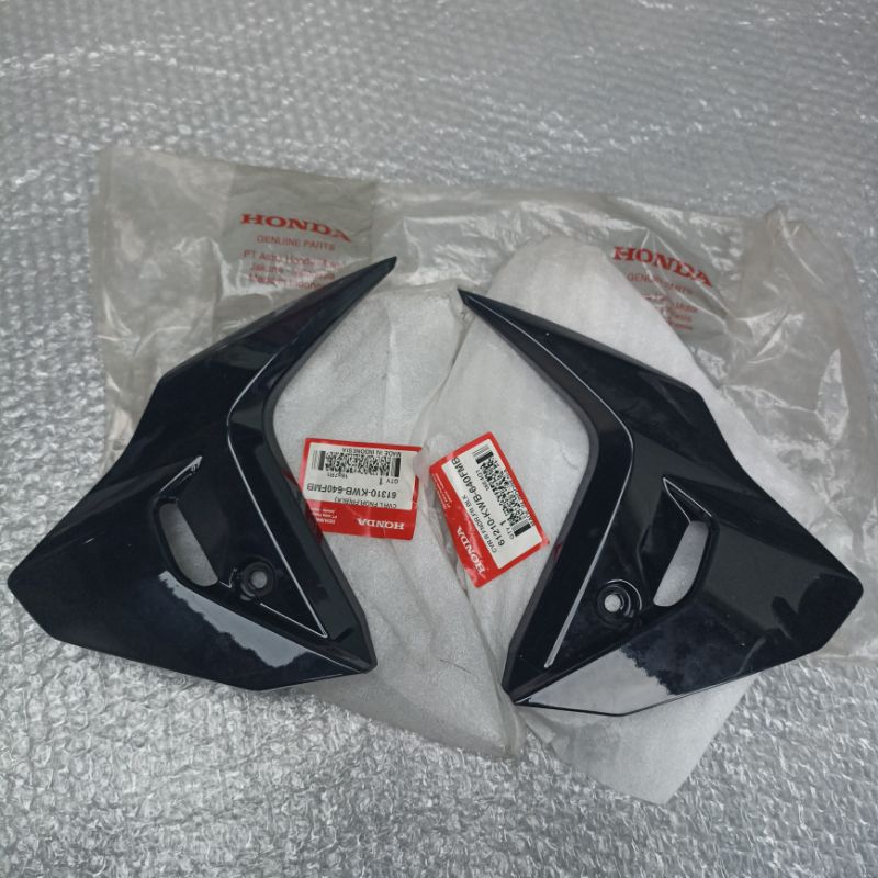 TUTUP COVER SPAKBOR SLEBOR FENDER DEPAN KANAN KIRI HONDA BLADE HITAM ORI AHM 61210-KWB-640FMB 61310-