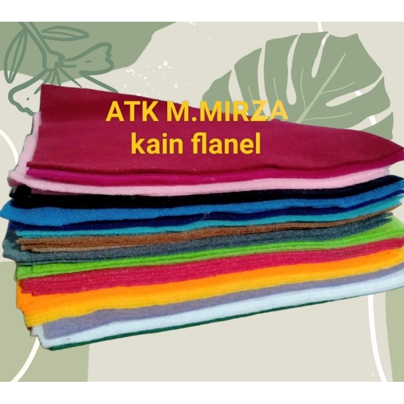 

kain flanel warna warni