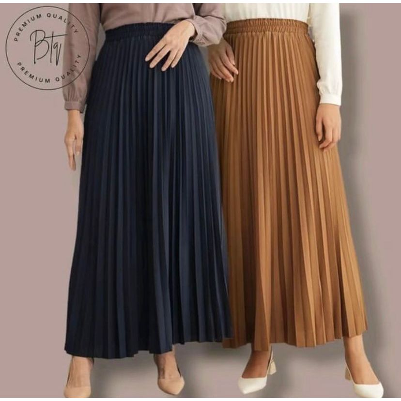 rok plisket murah,rok plisket remium,grosir rok plisket