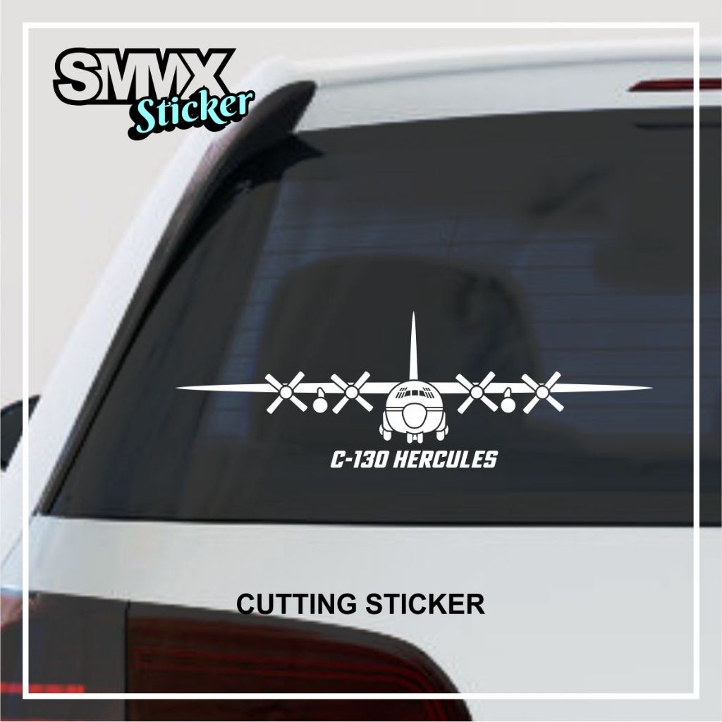 Cutting Sticker Pesawat Tempur C130 Hercules