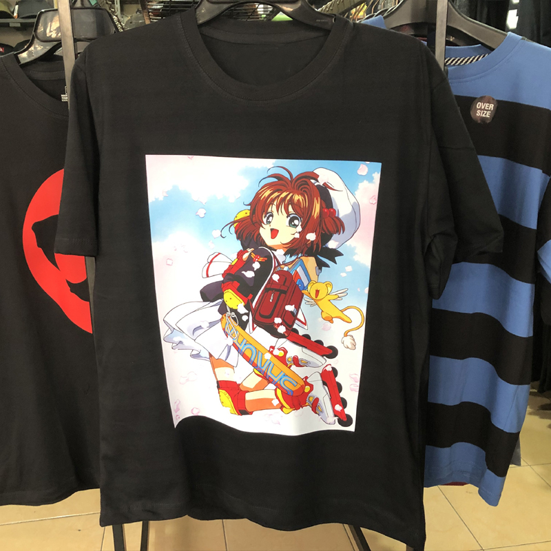 Kaos Cardcaptor Sakura Tshirt 100% Cotton | Unisex Casual Tees