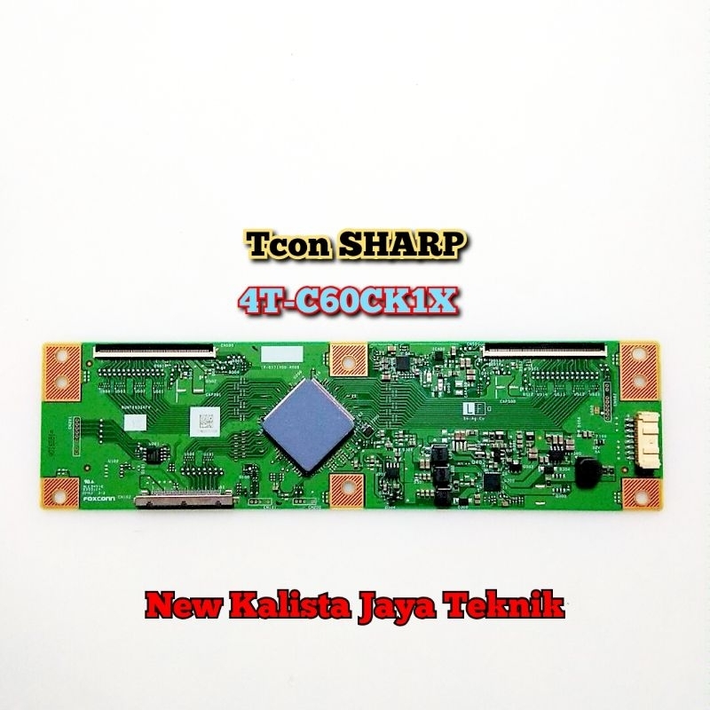 TCON TV SHARP 4T C60CK1X ORIGINAL RUNTK0334FV TIKON SHARP 60CK1X TICON 4TC60CK1X TCON SHARP 4T-C60CK