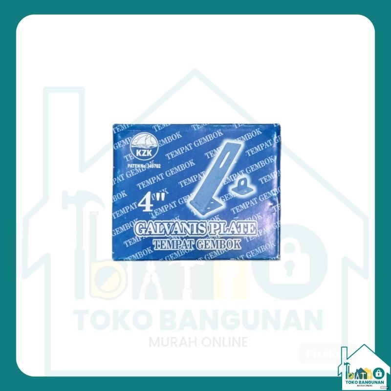 Overpal Putih Galvanish KZK 4"