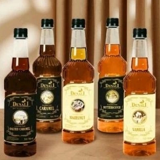 

Denali Sirup Hazelnut, caramel, tiramisu, vanila, pandan, Ron rum, 750ml syrup denali