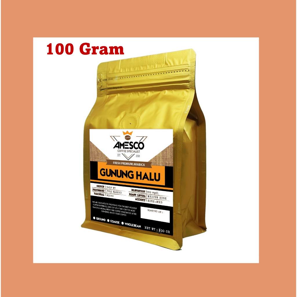 

KOPI ARABIKA GUNUNG HALU 100GR KOPI BIJI / KOPI BUBUK PREMIUM | Kopi Gunung Halu