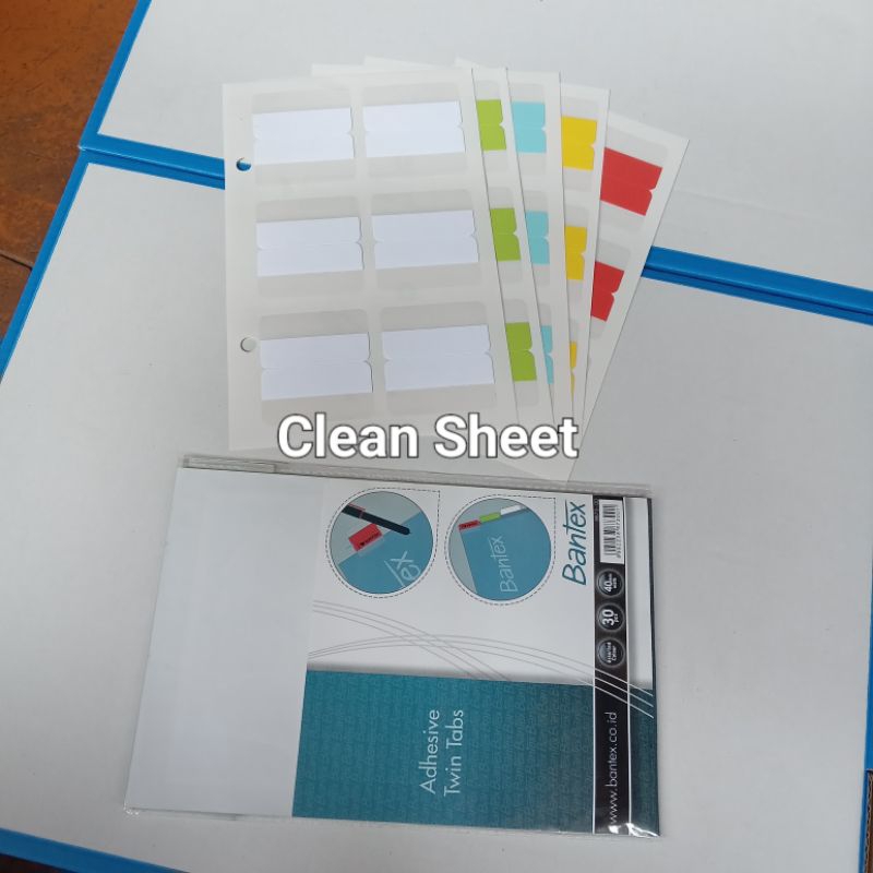 

Label adhesive twin tabs bantex 40mm widht