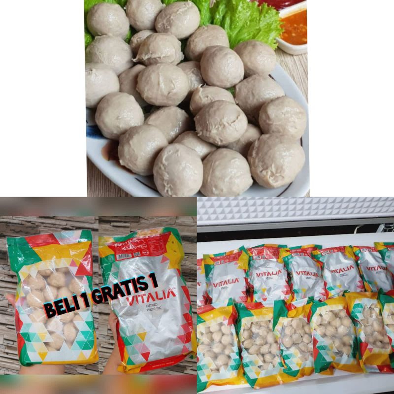 

BAKSO VITALIA Daging sapi Beli 1 Gratis 1