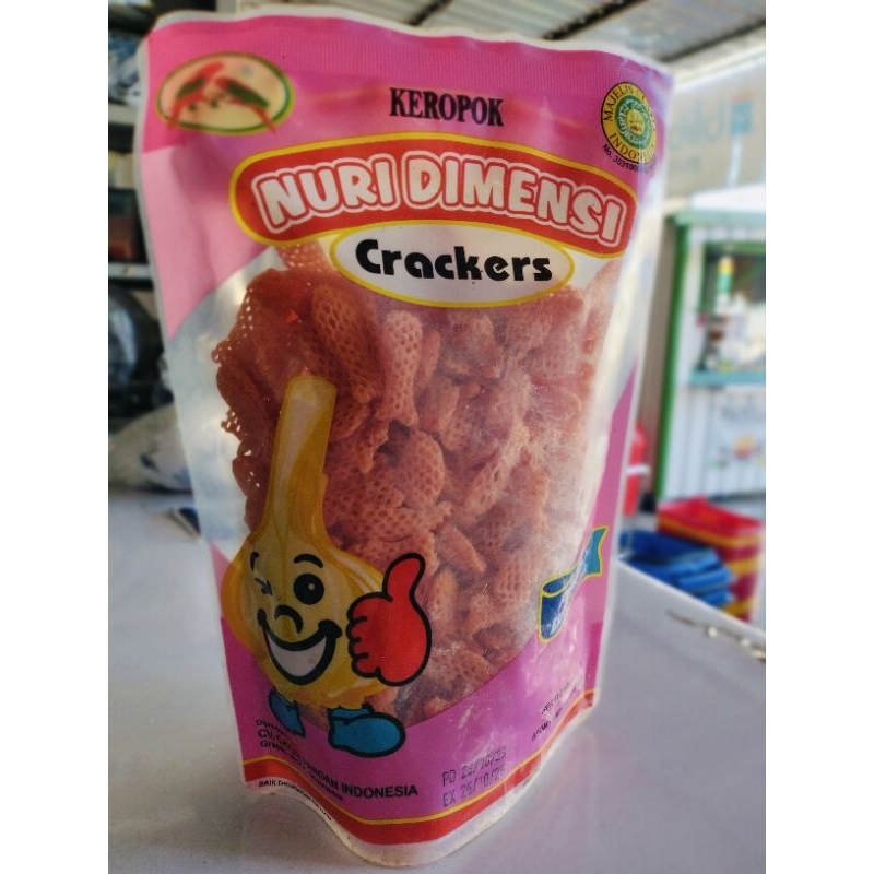

KERUPUK NURI DIMENSI TARO IKAN 200G