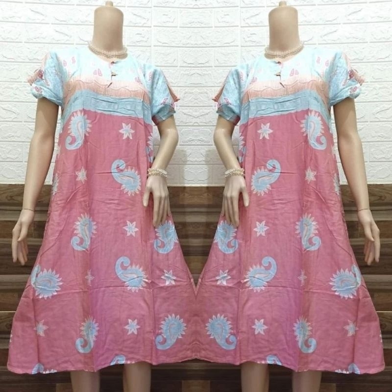 BALIKPAPAN Daster Rayon Premium LD 102 Kancing Depan Busui