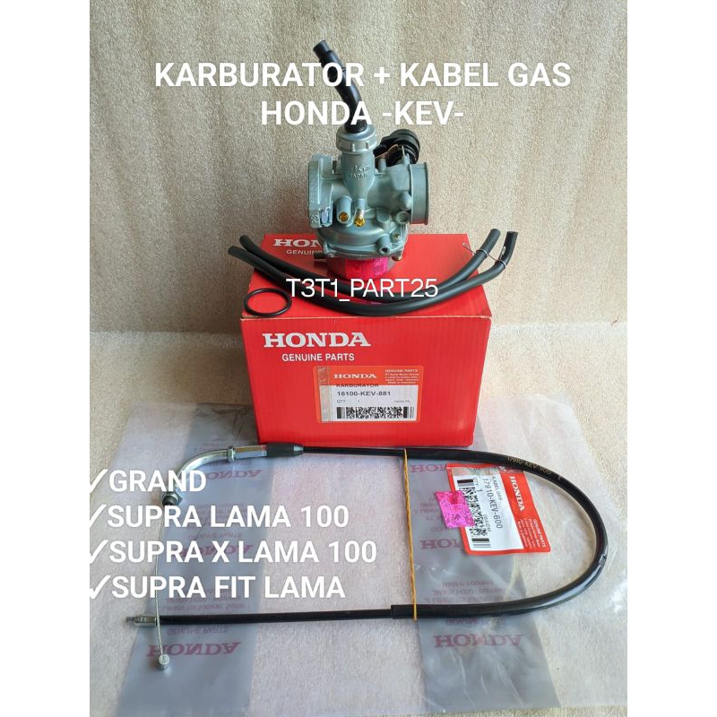 karburator + kabel gas (KEV) grand/Supra lama 100/Supra x lama 100/Supra fit lama