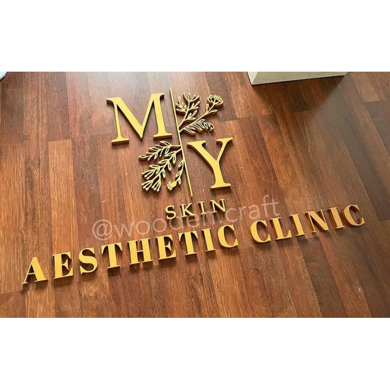 (TERMURAH ) CUSTOM LOGO TOKO | NAMA TOKO | HIASAN DINDING | HURUF TIMBUL | ukiran nama huruf (bisa b