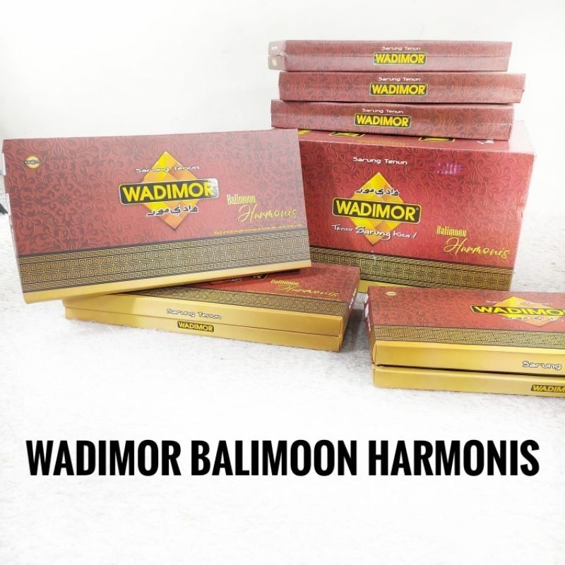 Sarung Wadimor Motif Balimoon Harmonis Grade A