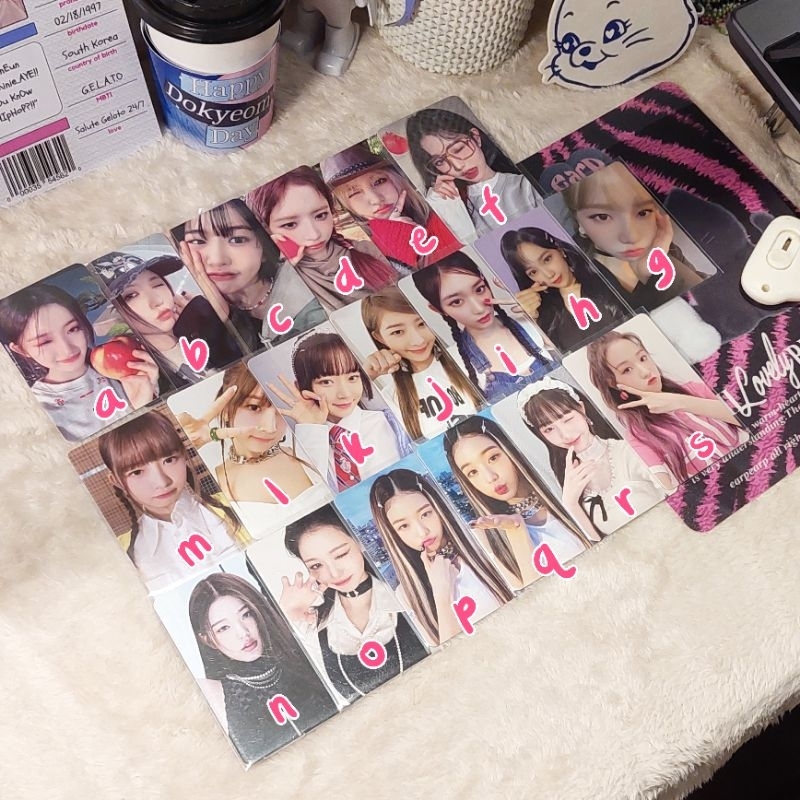 photocard pc ive izone wonyoung yujin rei liz gaeul yuri chaewon eleven after like love dive ranger 