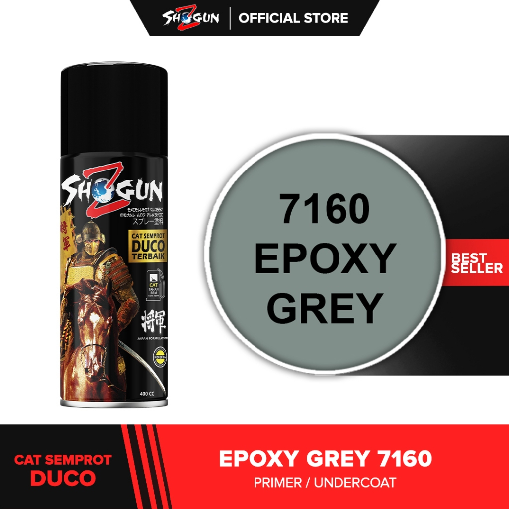 Shogun Z Epoxy Grey 7160 - Warna Dasar Epoksi Poksi Grey Abu Cat Semprot
