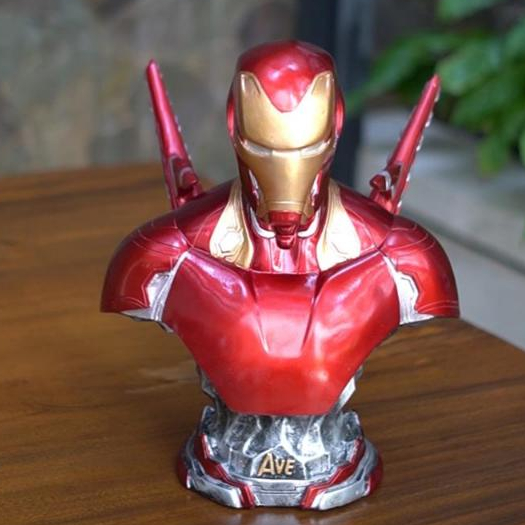 Pajangan Action Figure Iron Man Mark 50 Bust Statue / Figure Icons