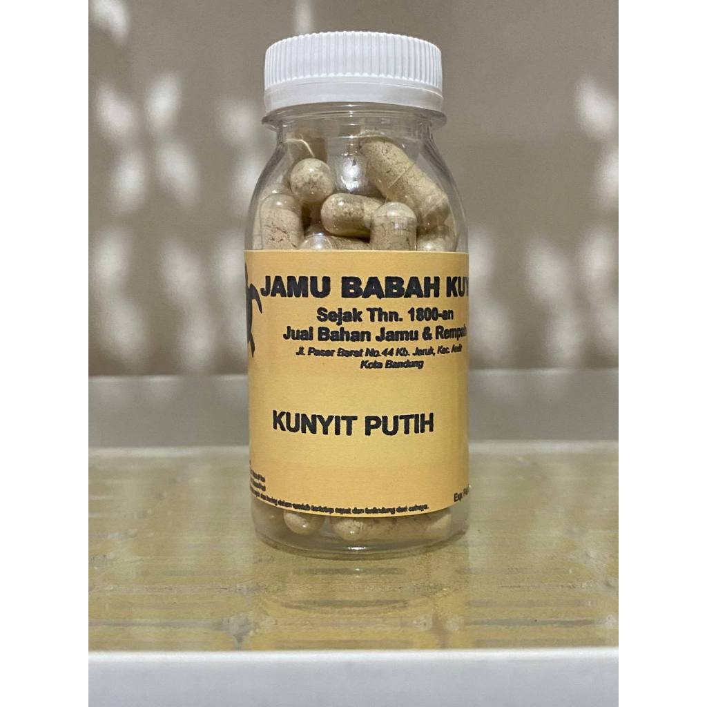 Jamu Babah Kuya - Kunyit Putih (50 Kapsul) Herbal