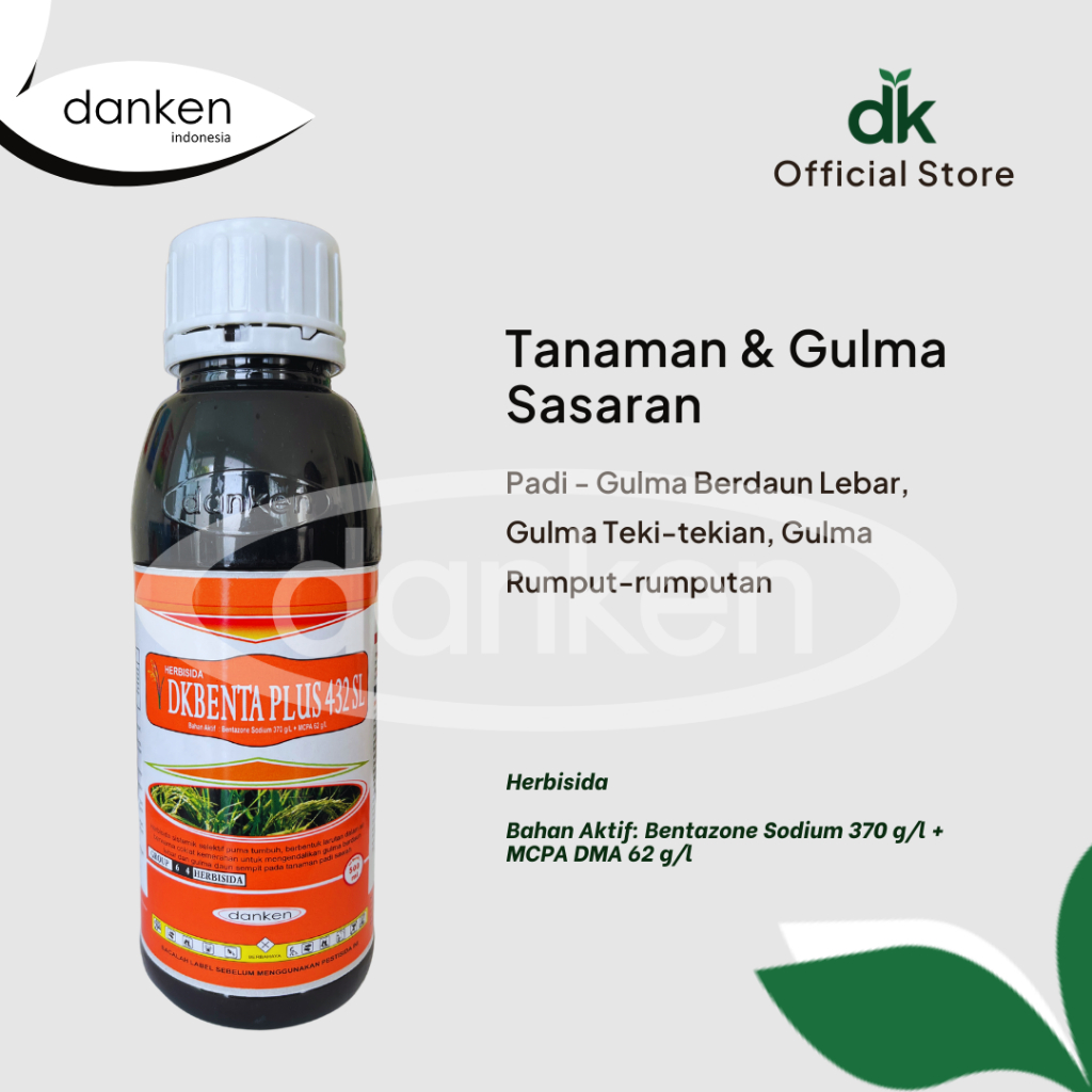 Herbisida DKBenta Plus 432 SL Herbisida 500 ml | Pestisida Tanaman Padi | Danken Indonesia