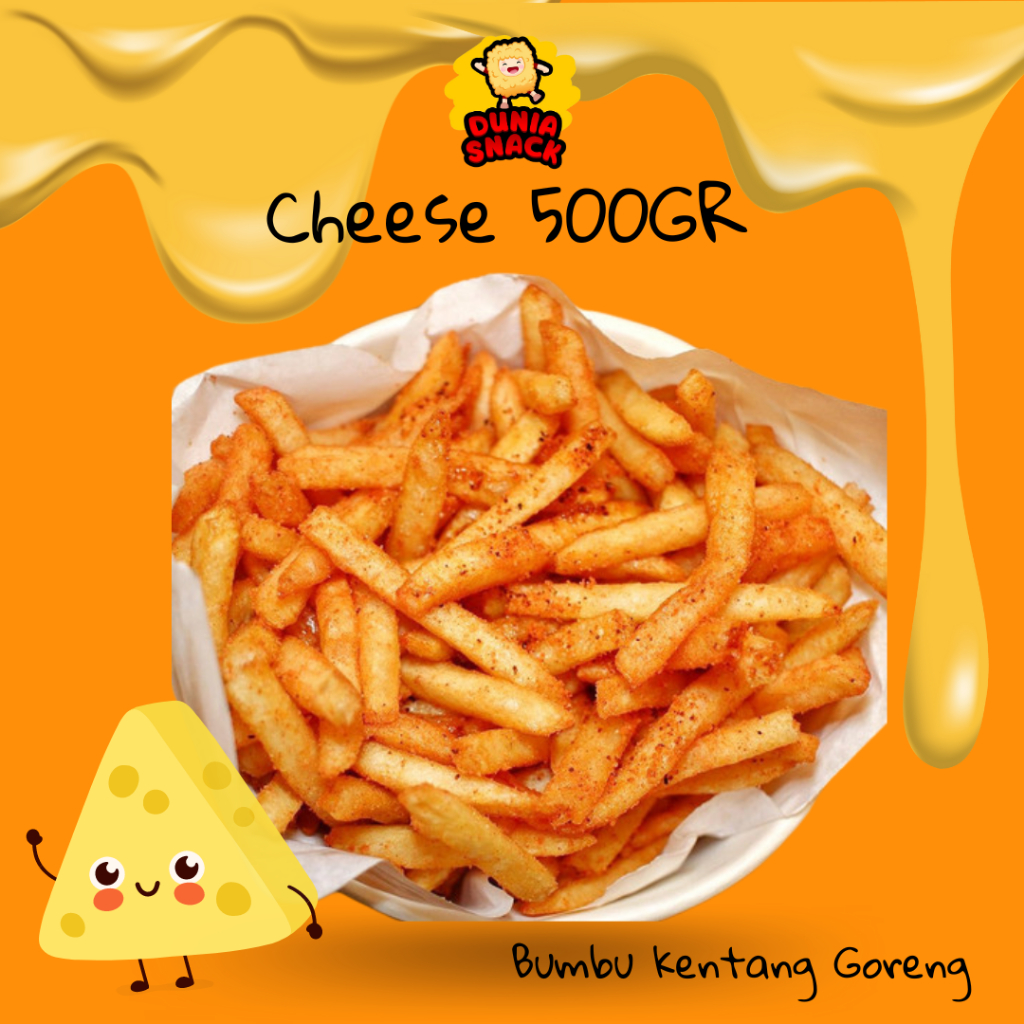 BUMBU TABUR  KENTANG GORENG RASA KEJU| BUMBU TABUR CHEESE 500GR