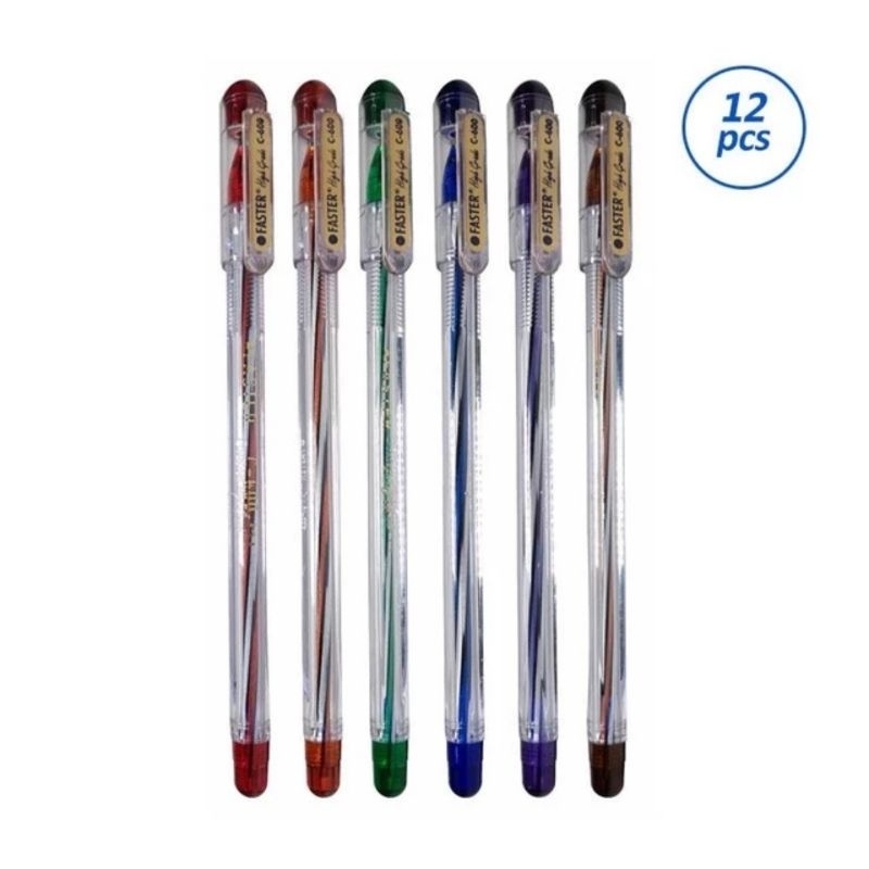 

Pulpen Faster C600 High Grade 0.7 mm Satuan | Beli 1 Pack harga murah grosir | pulpen murah shopee