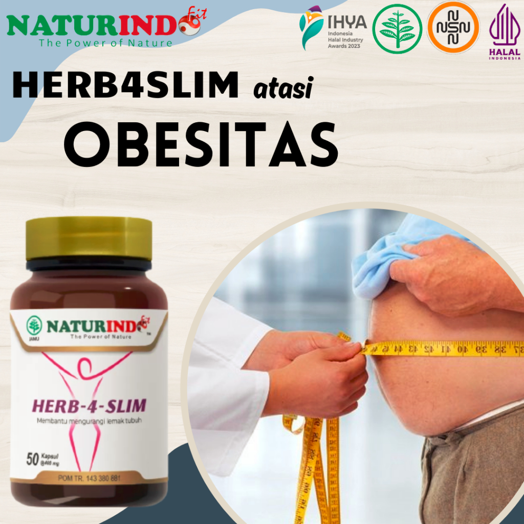 HERB4SLIM OBAT PELANGSING OBAT DIET HERBAL NATURINDO