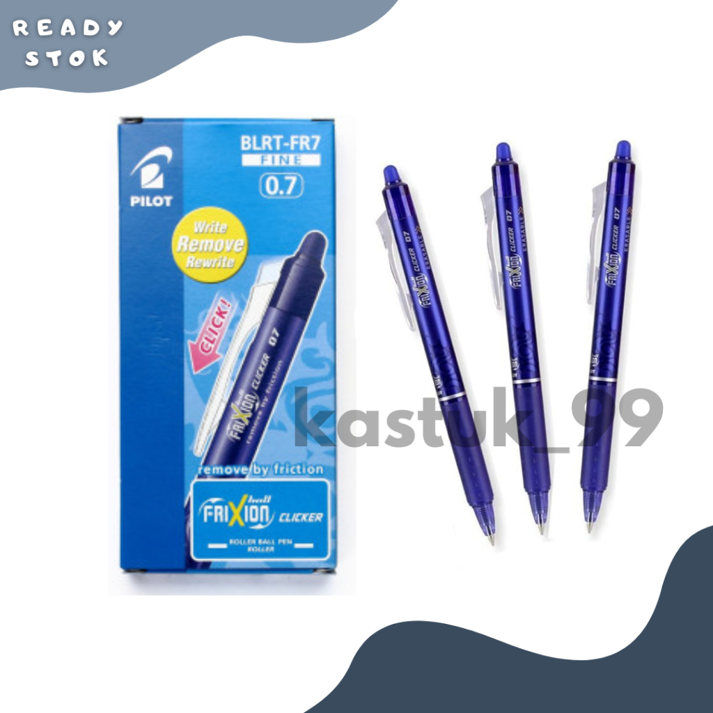 

BALLPEN PILOT BLRT-FR7 0.7 BLUE / ERASEABLE PEN PILOT (PCS)