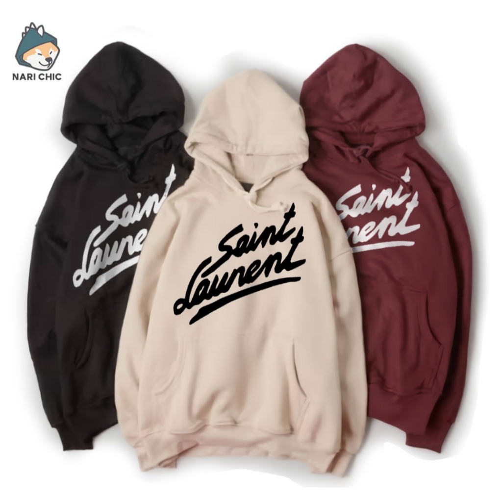 NARI CHICK Sweatshirt Hoodie Jumper Sablon SAINT LAURENT (Unisex) - M-XXL