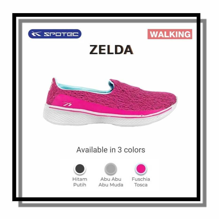 SPOTEC Sepatu WALKING ZELDA Warna Fuschia - Tosca
