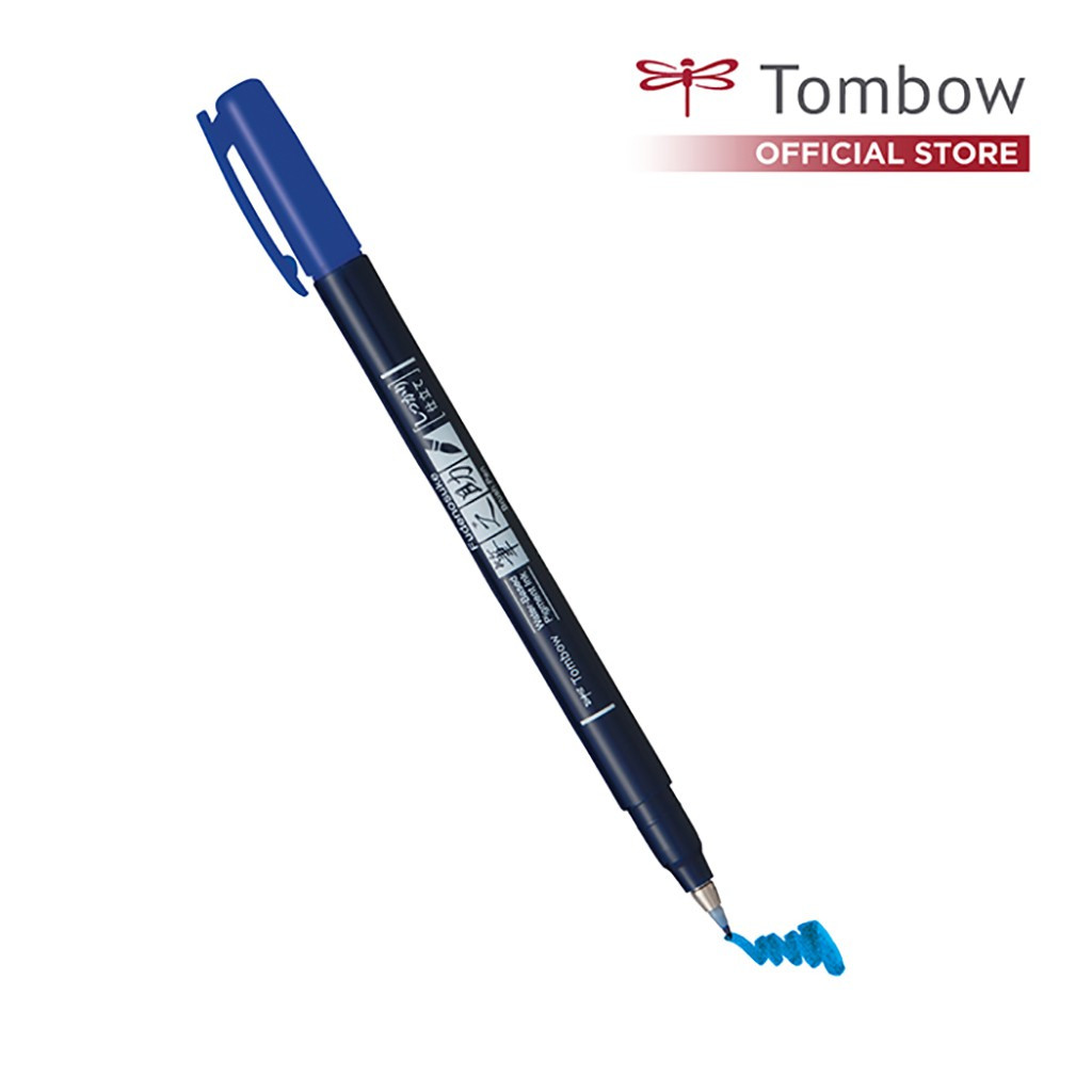 

Tombow Fudenosuke Hard Tip Blue