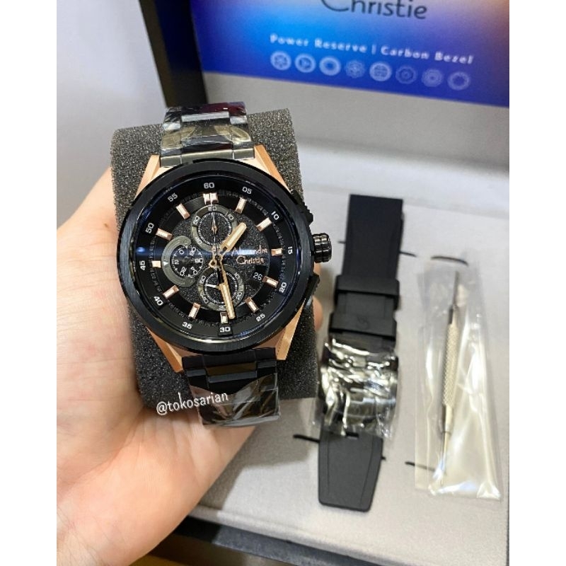 Alexandre Christie AC 6654 MC Original Bergaransi Jam Tangan Pria Sport Terbaru