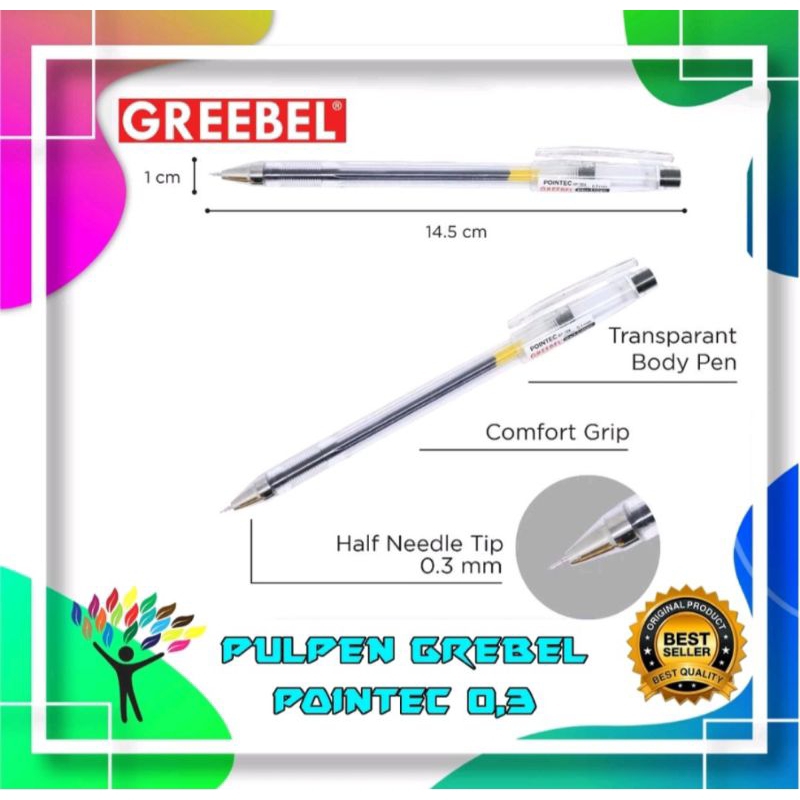 

Greebel Hi-tech 0.3 / Bolpoin Hitech / Pena Gel Grebel