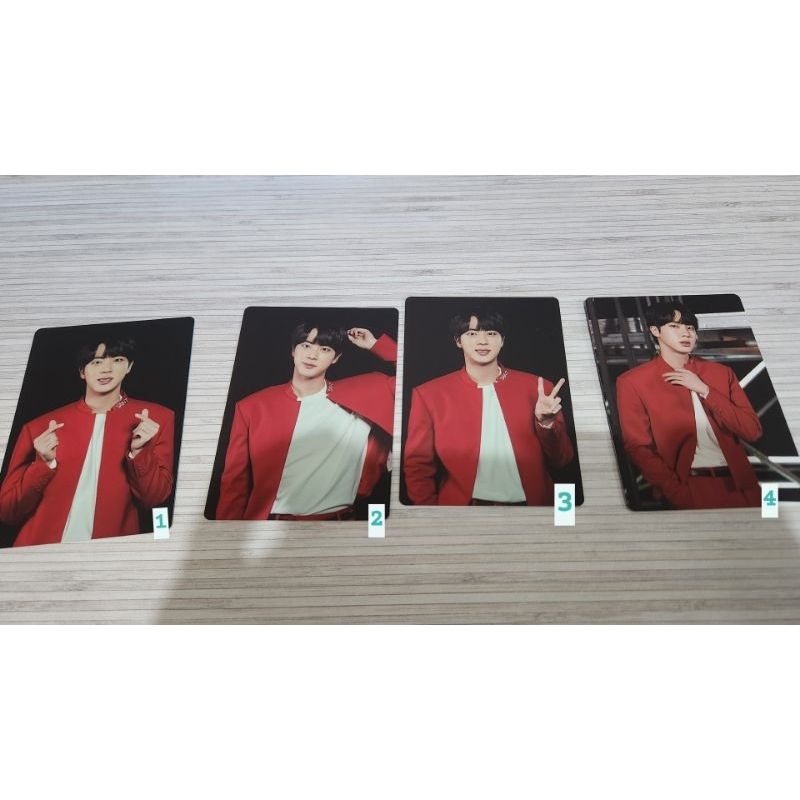 Jin / Seokjin Mini Photocard Map of The Soul (MOTS ON:E)