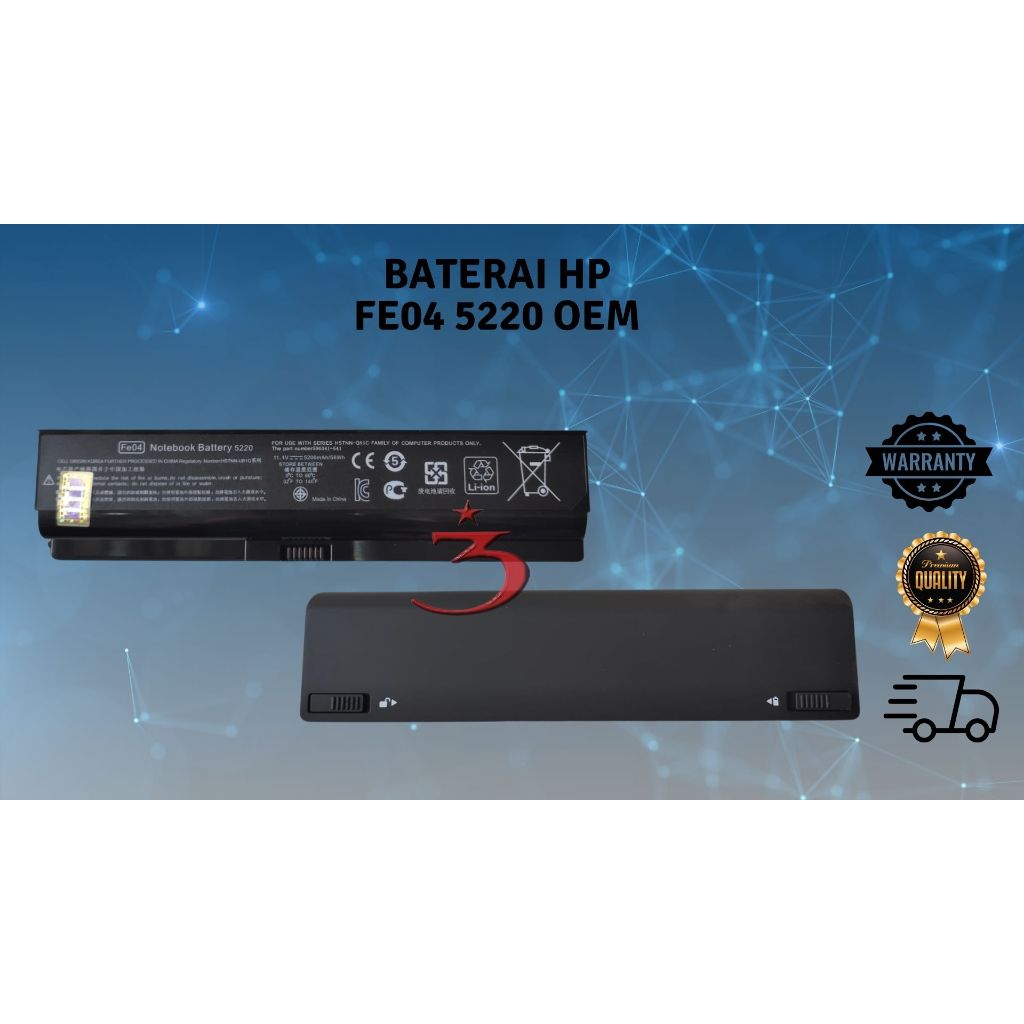 Baterai HP Probook 5220m 5520m 5220 OEM