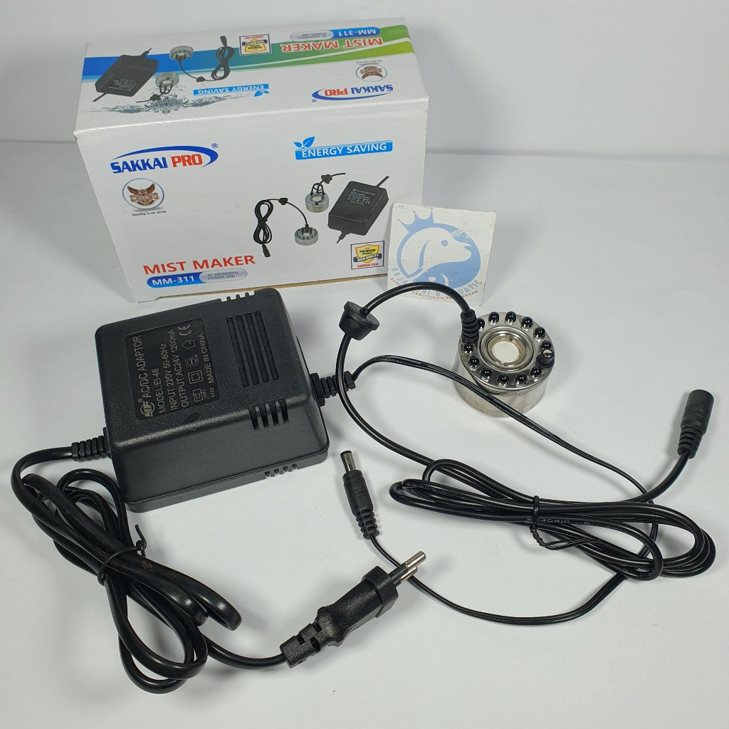 SAKKAI PRO MM 311 MIST MAKER MESIN PEMBUAT KABUT ASAP AQUARIUM UAP AIR AKUARIUM AQUASCAPE TANAMAN