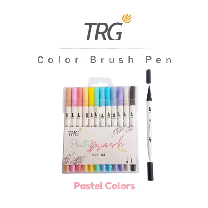 

ART Q62B TRG Color Brush Pen Pastel 12 Warna Pena Kuas Warna TRG CBP2