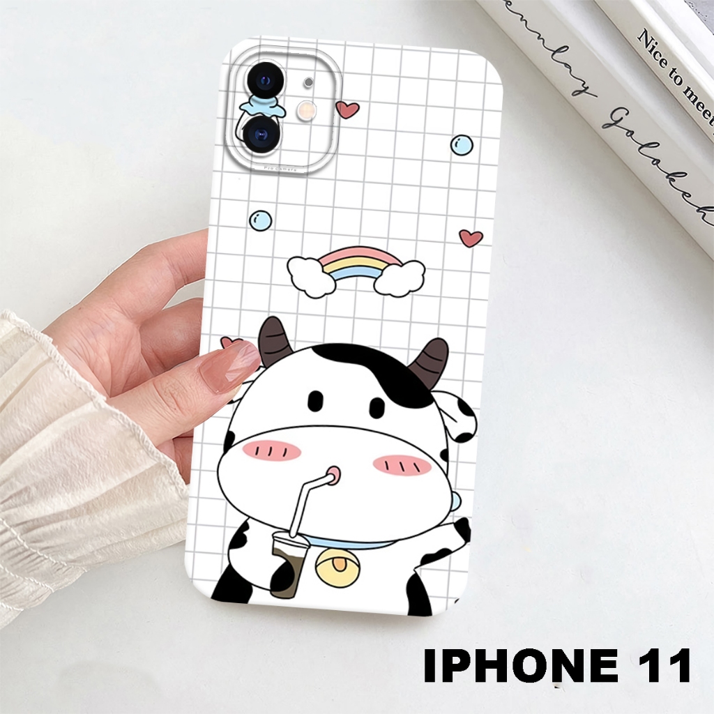 AC60/SOFTCASE PROCAMERA IPHONE 11 DAN ALL TYPE  MOTIF SAPI/SOFCASE /SOFT CASE/SILICON/SILIKON/PRO CA