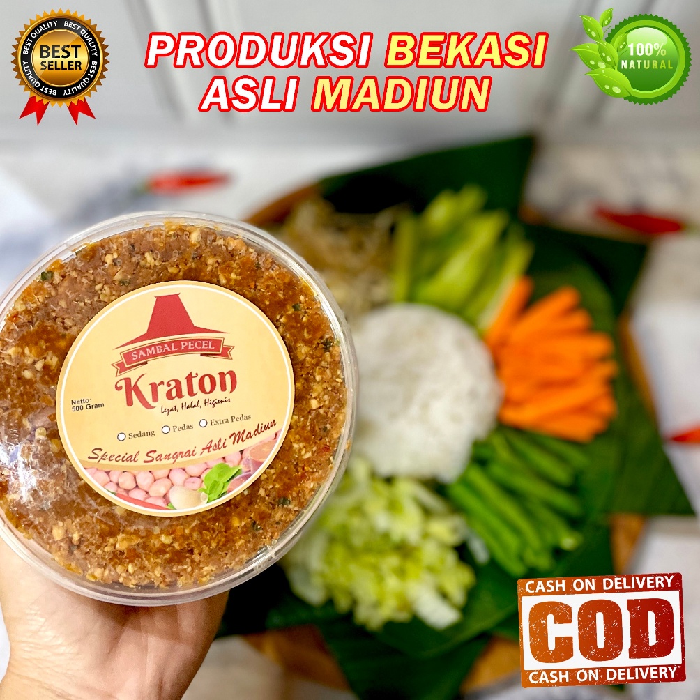 

BEST SELLER Sambal Pecel Madiun Asli Premium 25gr Bumbu Sambel Pecel Sangrai Madiun Asli Cap Kraton Enak Lezat Sehat Bumbu Sate