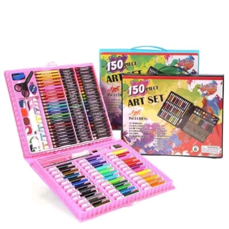 

Art Set Isi 150 Pcs Pensil Warna Set Anak Crayon Komplit Alat Lukis