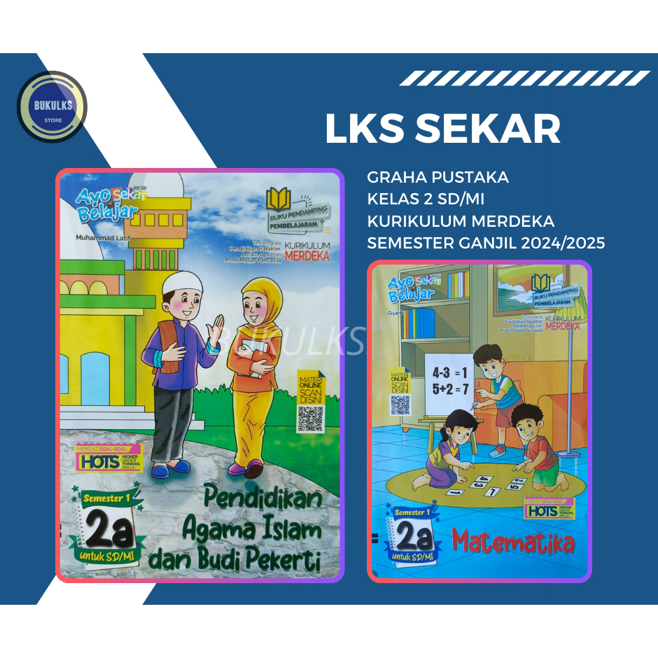 Buku LKS SEKAR GRAHA PUSTAKA SD/MI Kelas 2 Merdeka Ganjil 2024/2025