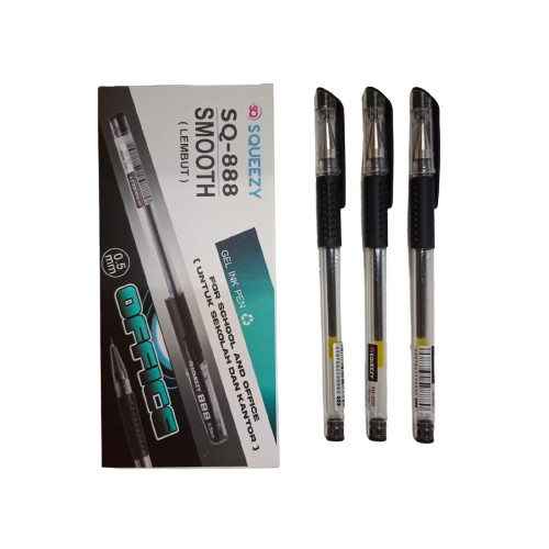 

( 1 Pak ) Pulpen Gel Squeezy GP-SQ888
