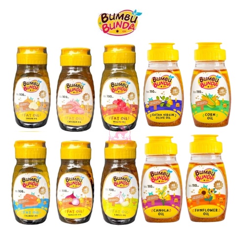 

6 MINYAK LEMAK AYAM MPASI FAT OIL MPASI MINYAK BB BOOSTER BUMBU BUNDA 1ml