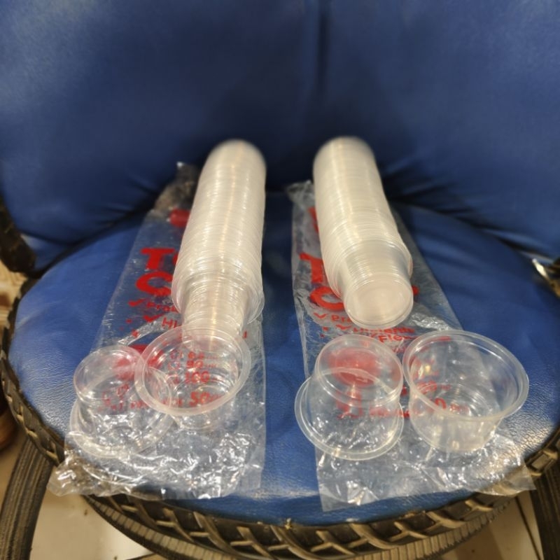 Gelas es krim top cup 65ml / 90ml, isi 50pcs