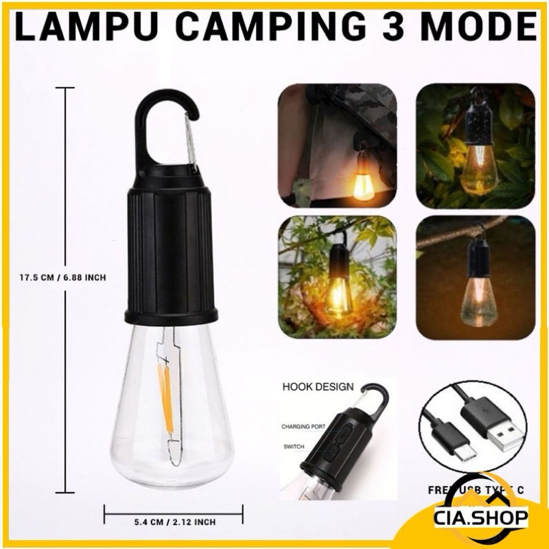 LAMPU CAMPING EMERGENCY, LAMPU CHARGER