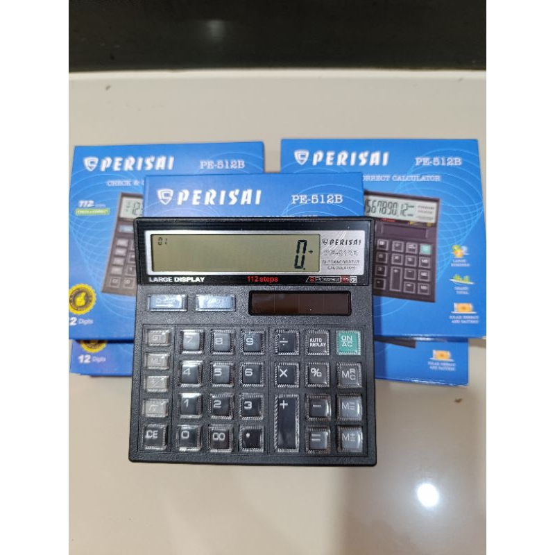 

kalkulator perisai PE-512 B.Calkulator 12 digit.