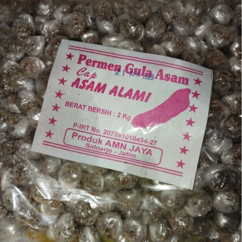 

Permen Gula Asam Cap Asam Alami 200g