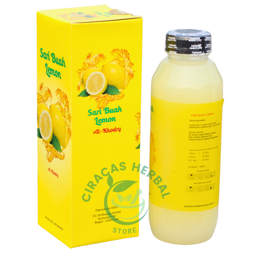 

Sari Buah Lemon Jus Diet Segar Alami Asli 500ml Original